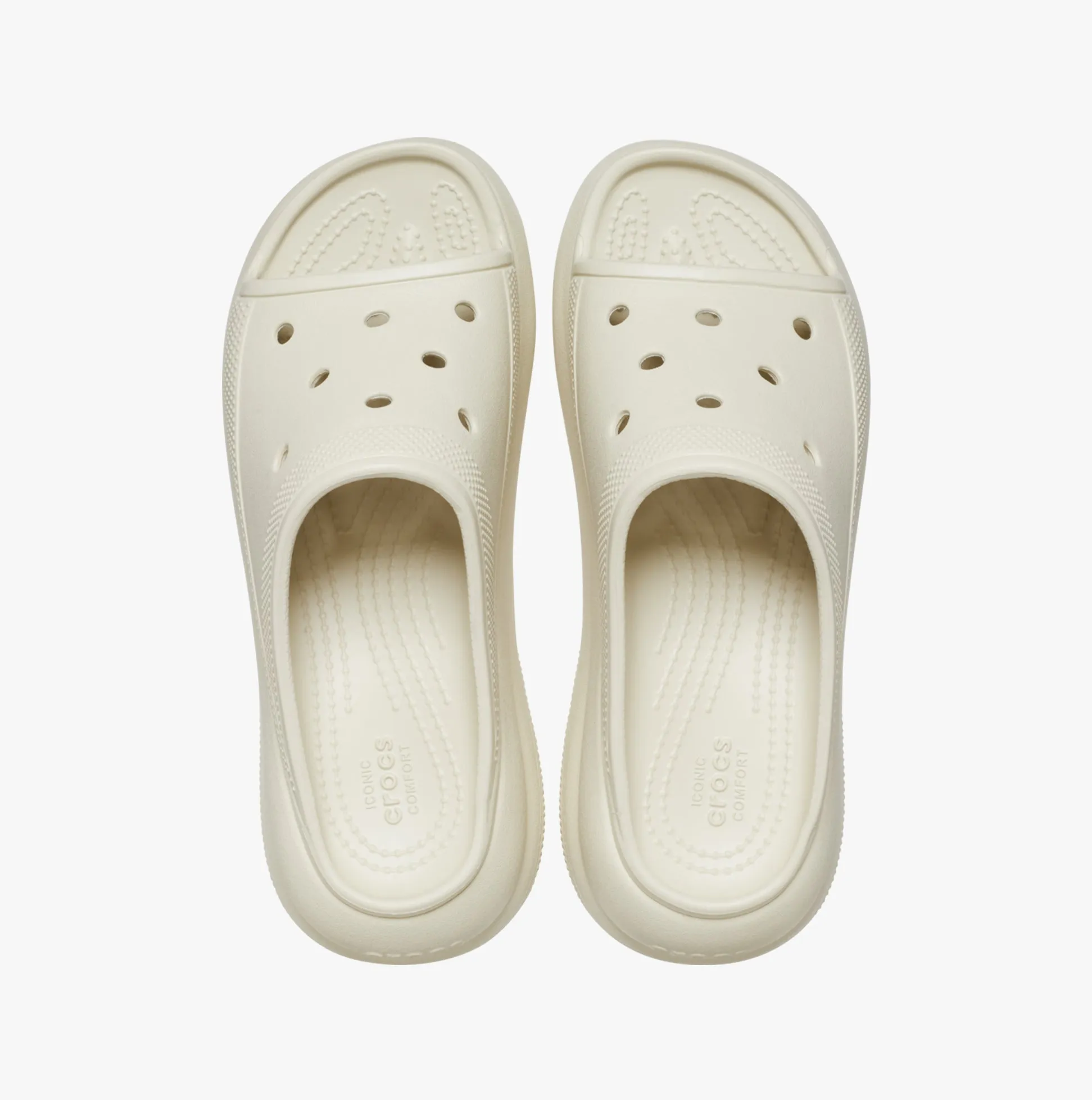 208731-2Y2 CRUSH SLIDE BONE Womens Clogs Bone