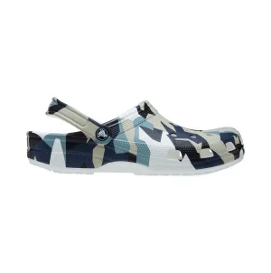 211009-94S GEO CAMO Mens Clogs White/Multi