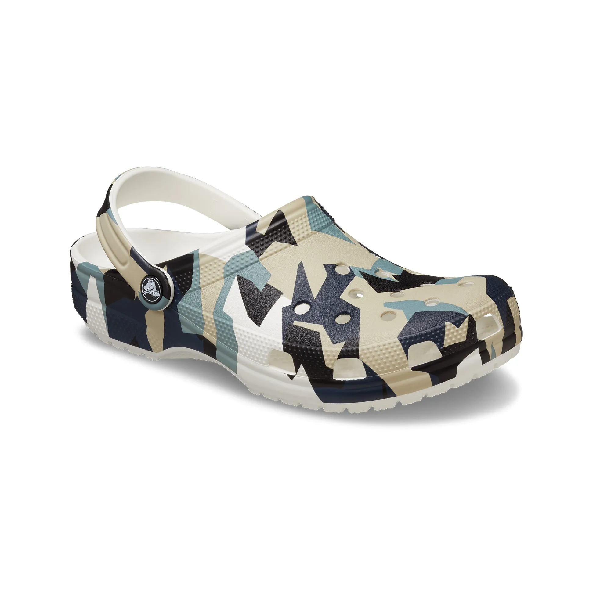 211009-94S GEO CAMO Mens Clogs White/Multi