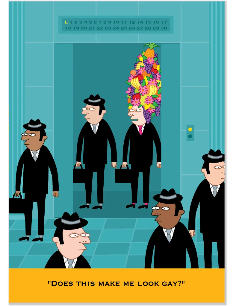 308 Elevator Talk (Birthday Card)