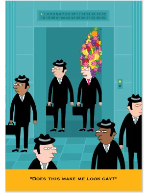 308 Elevator Talk (Birthday Card)