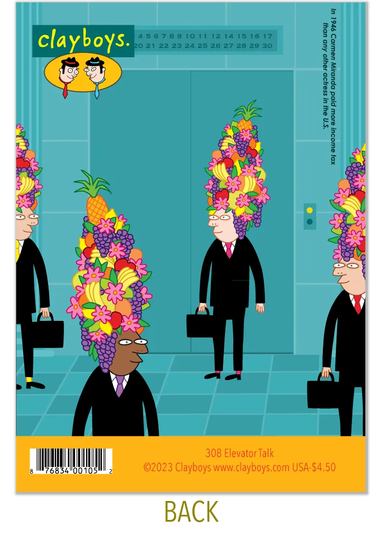 308 Elevator Talk (Birthday Card)