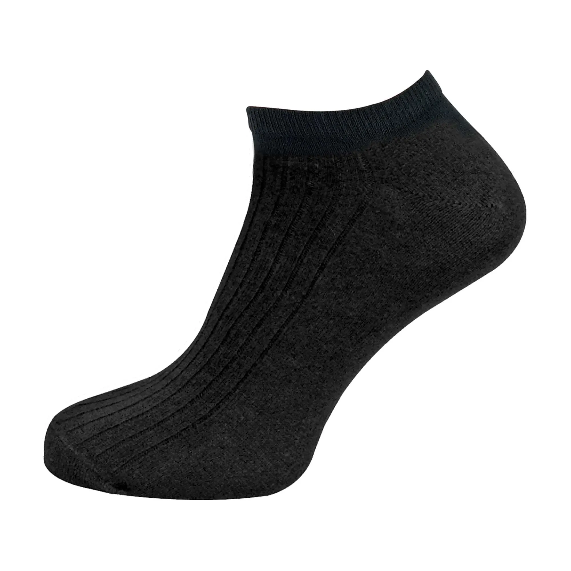 6 Pack Ladies Ankle Low Cut 100% Soft Cotton Socks