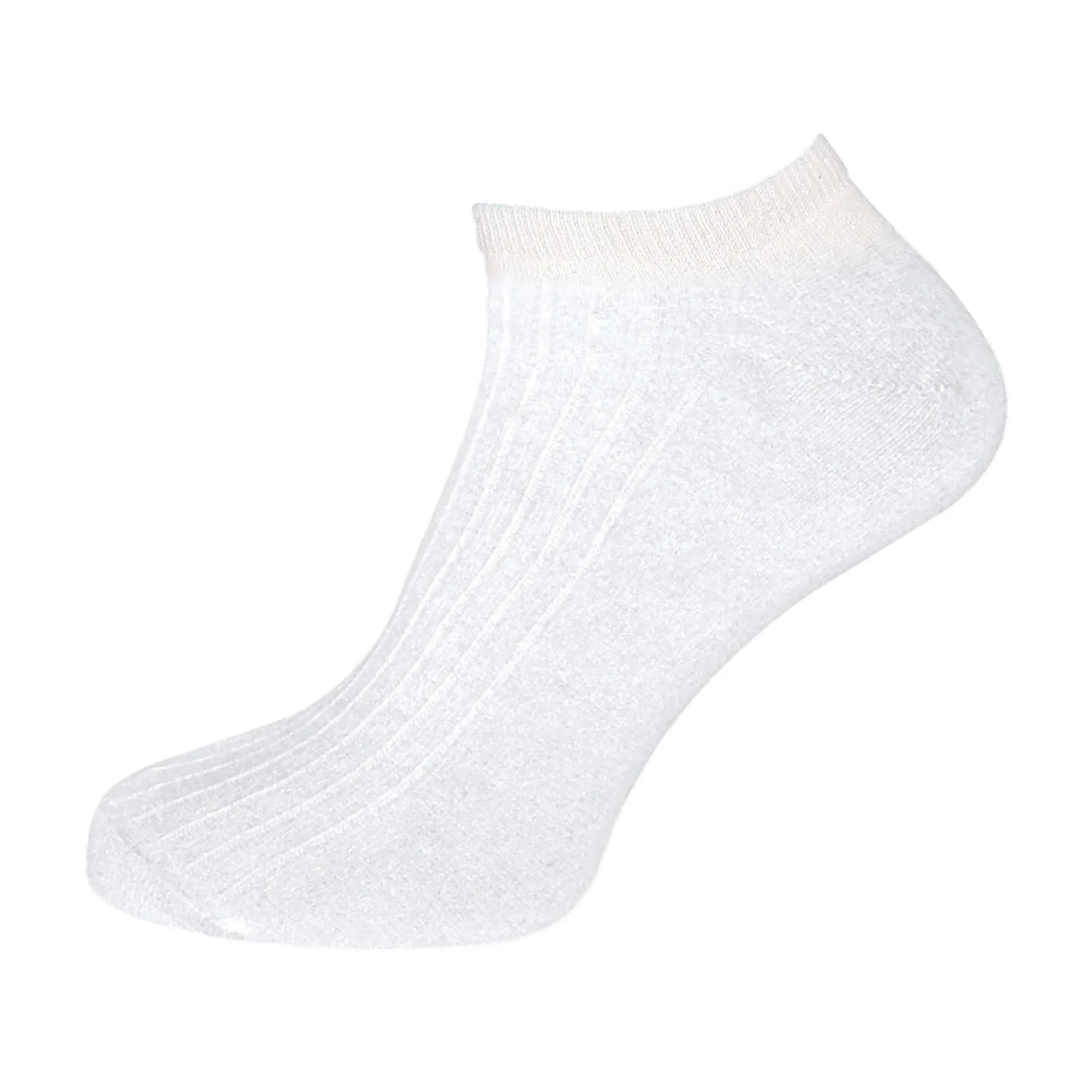 6 Pack Ladies Ankle Low Cut 100% Soft Cotton Socks