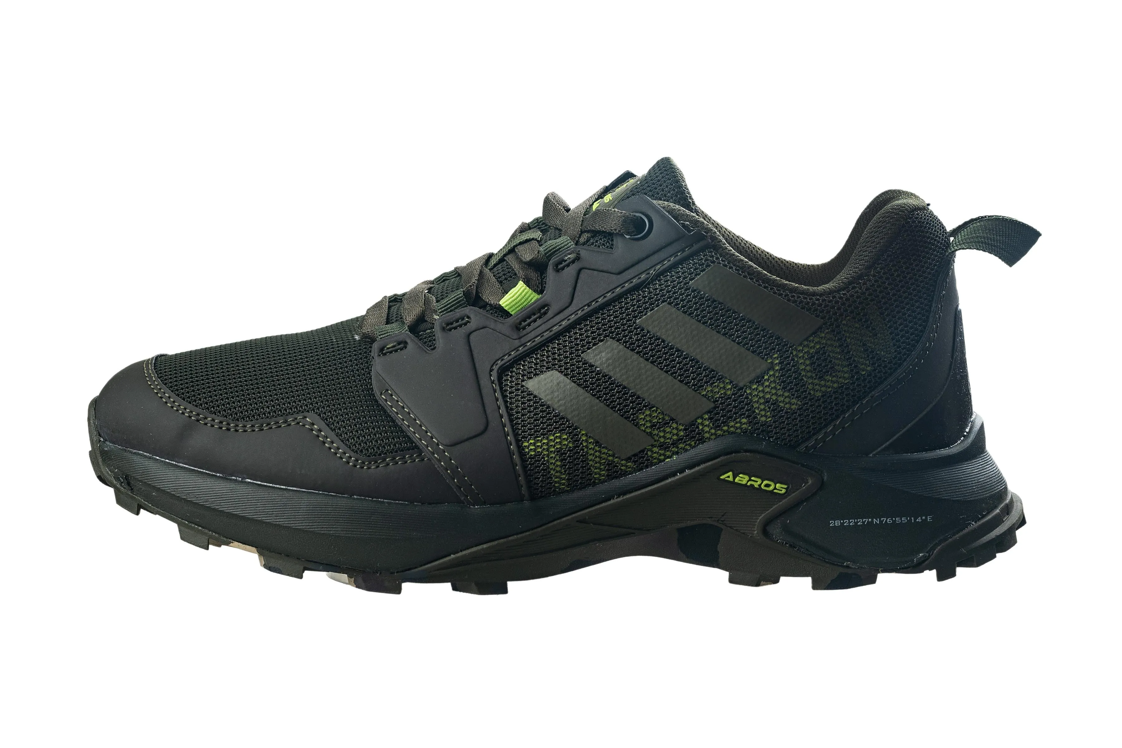 Abros Gents Olive / N. Green Sports Shoe