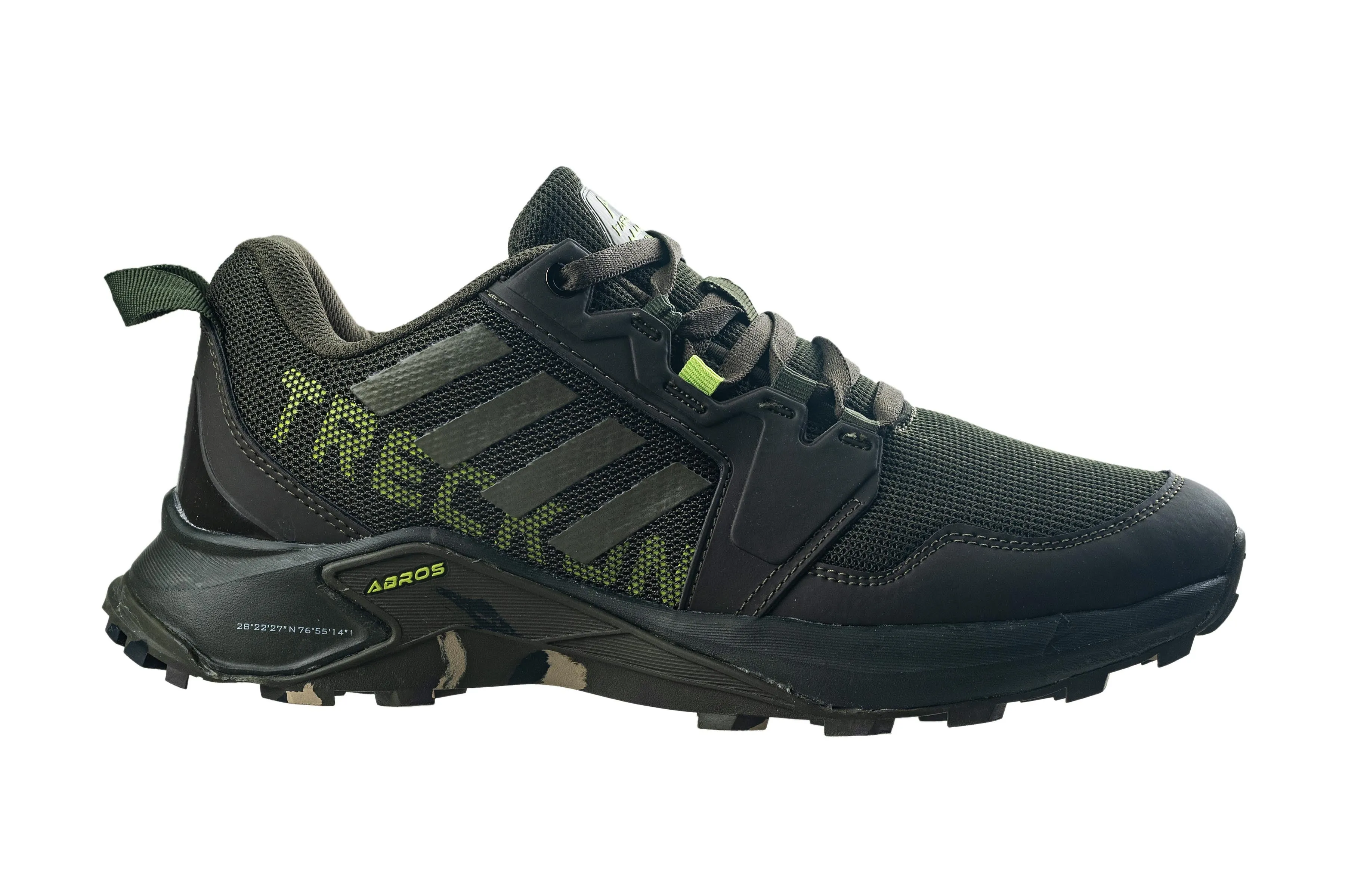 Abros Gents Olive / N. Green Sports Shoe