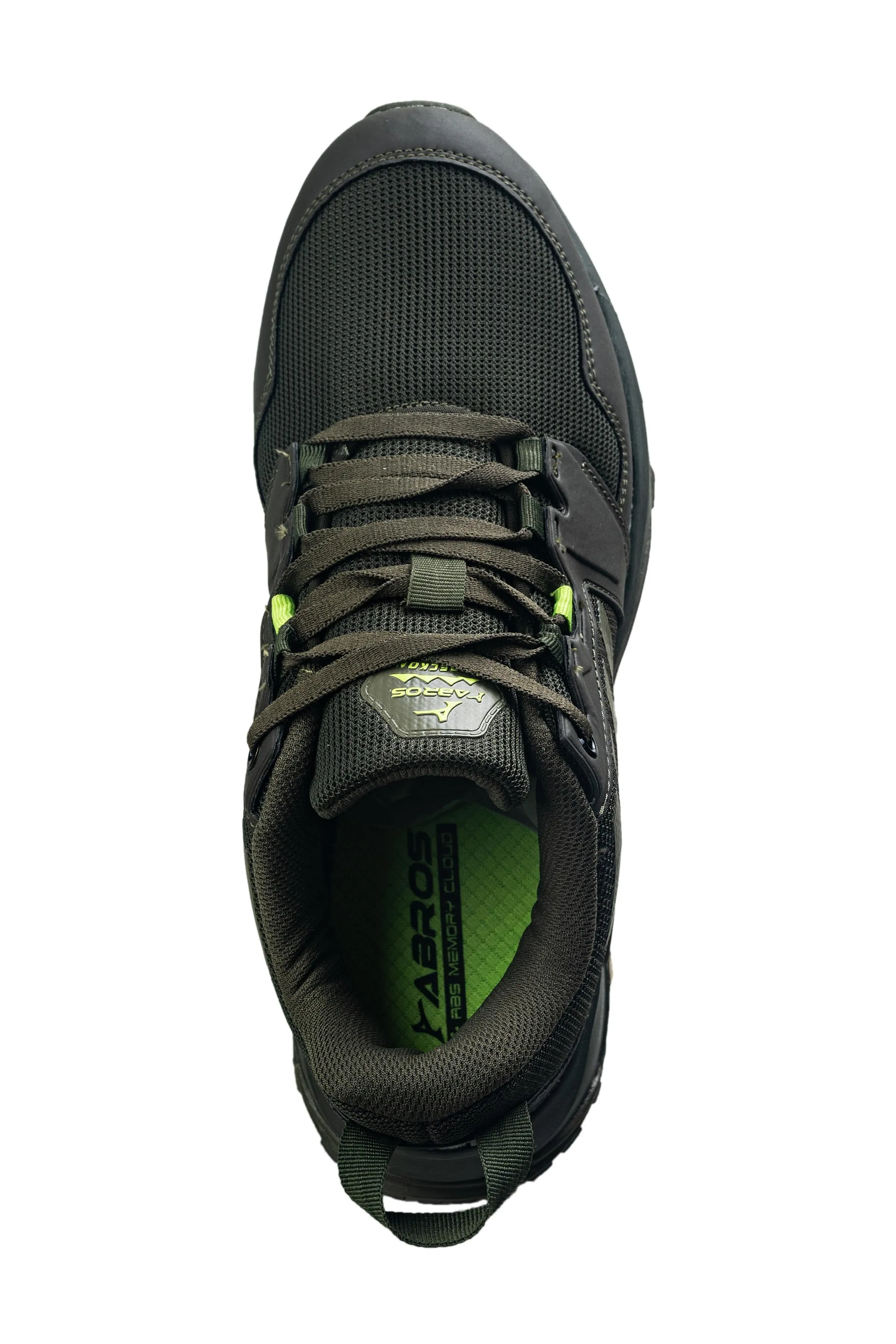 Abros Gents Olive / N. Green Sports Shoe