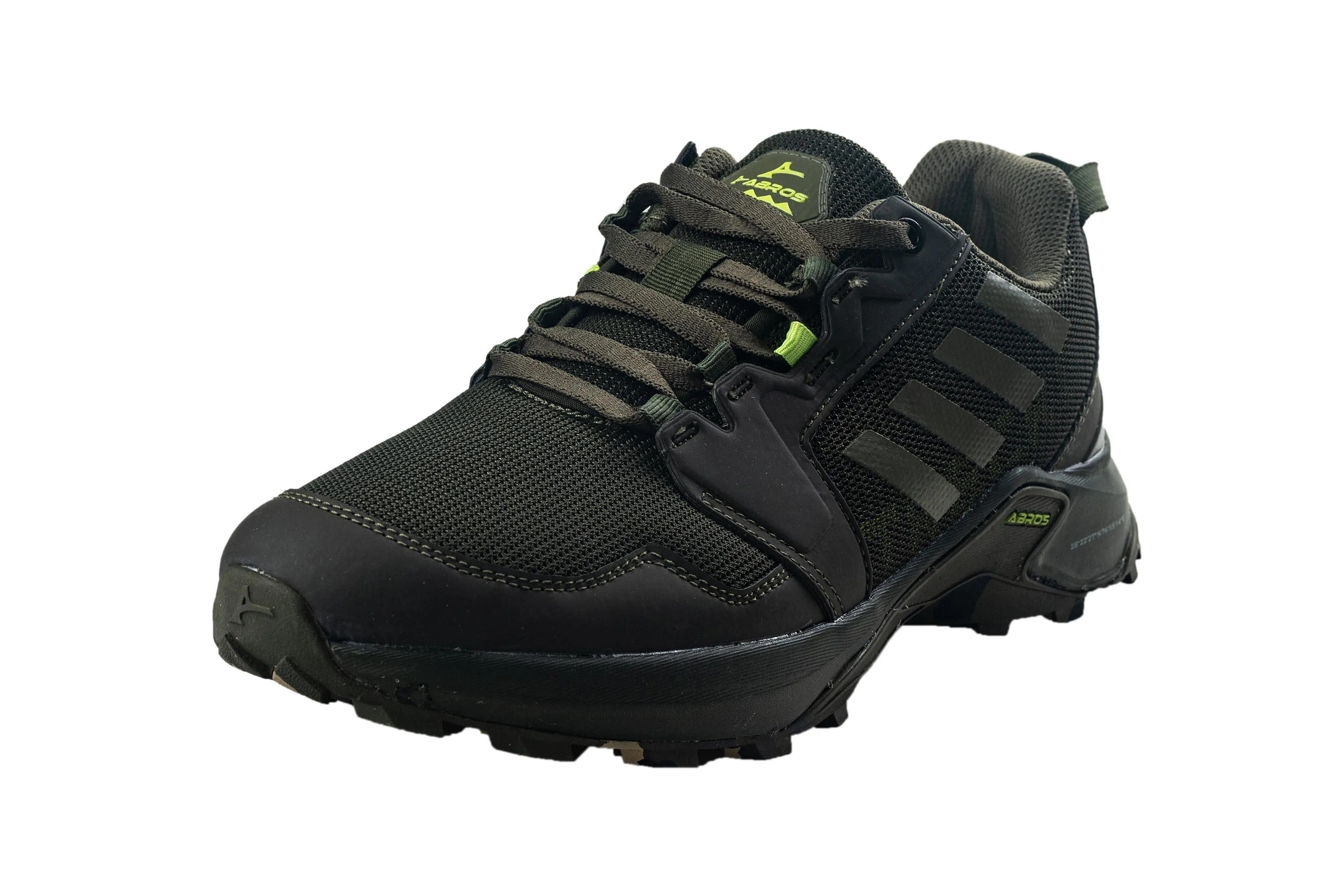 Abros Gents Olive / N. Green Sports Shoe