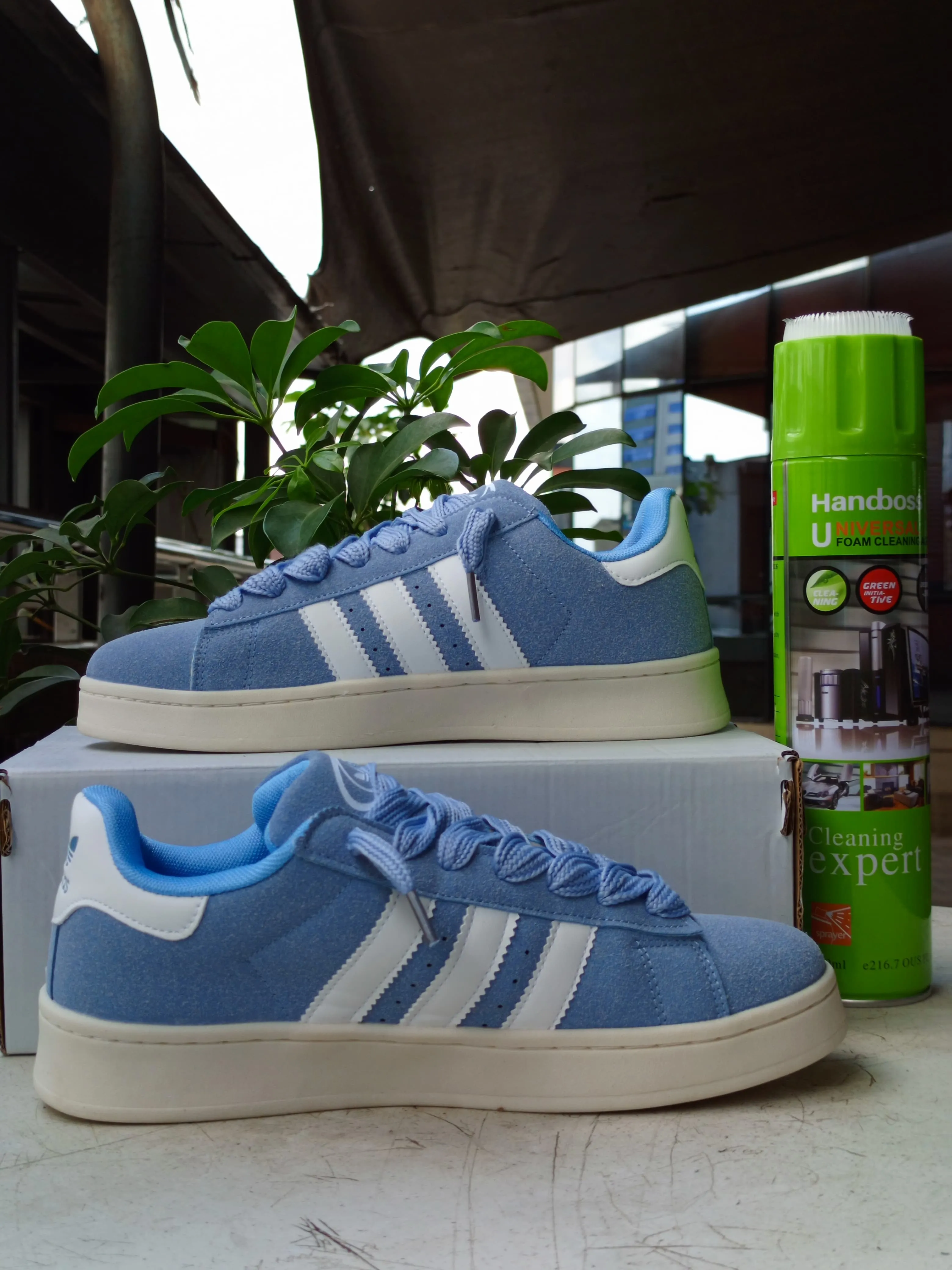 Adidas campus Blue/white
