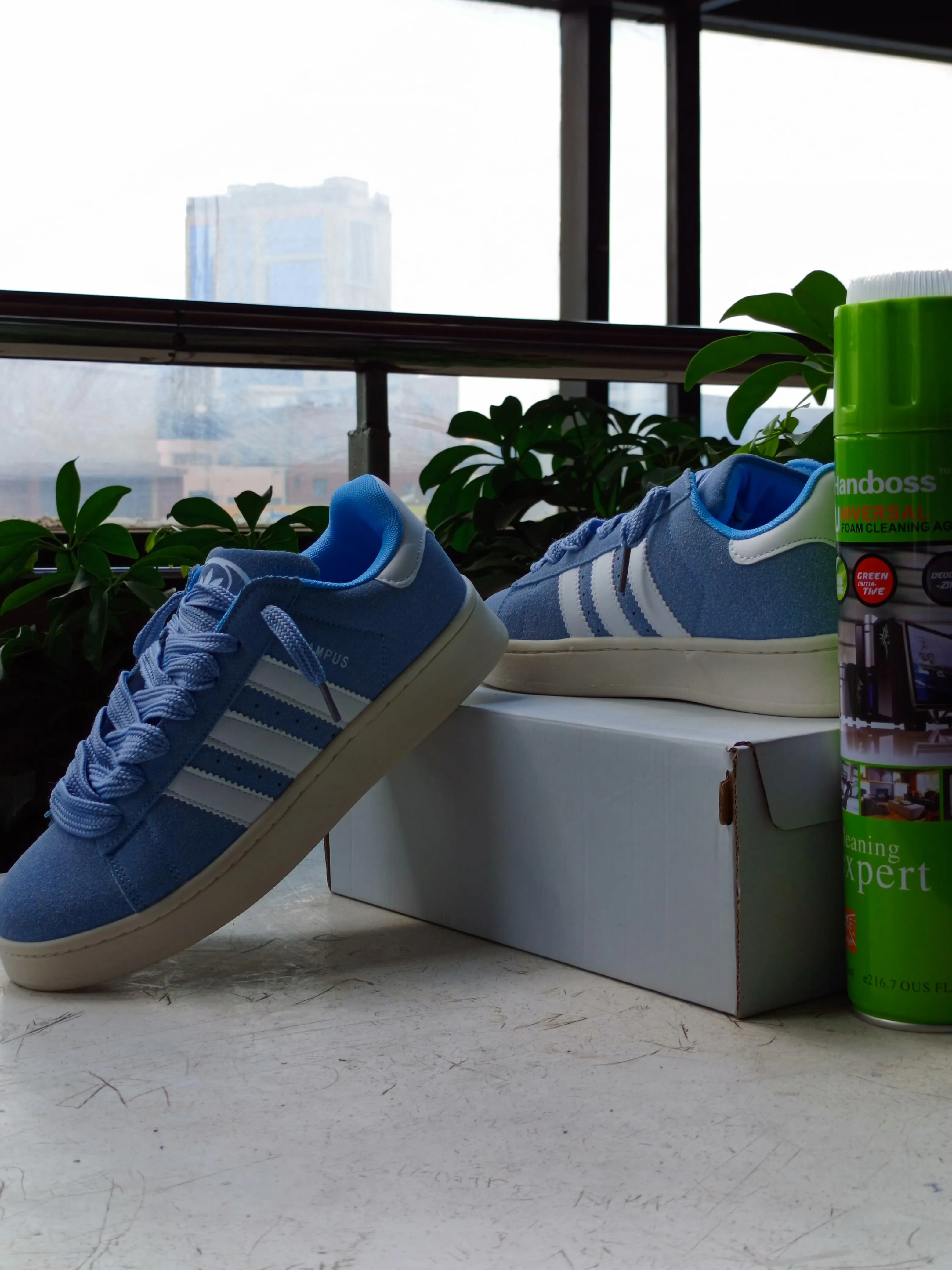 Adidas campus Blue/white