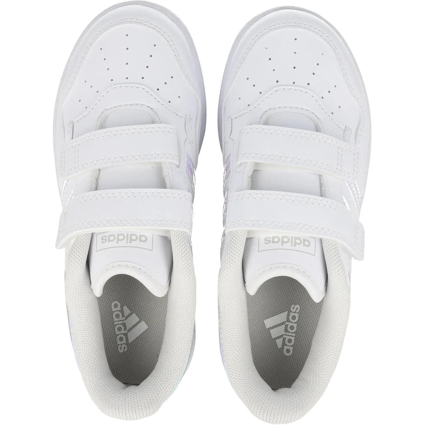 adidas Hoops 4.0 Kids White Sneakers