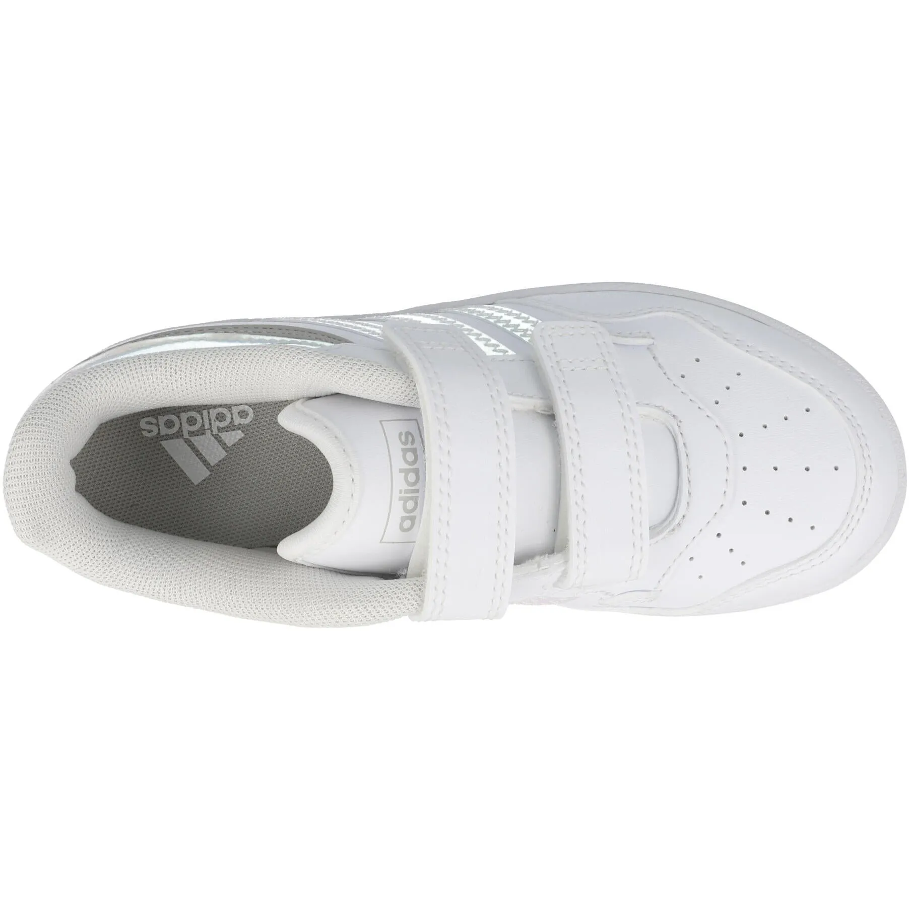 adidas Hoops 4.0 Kids White Sneakers