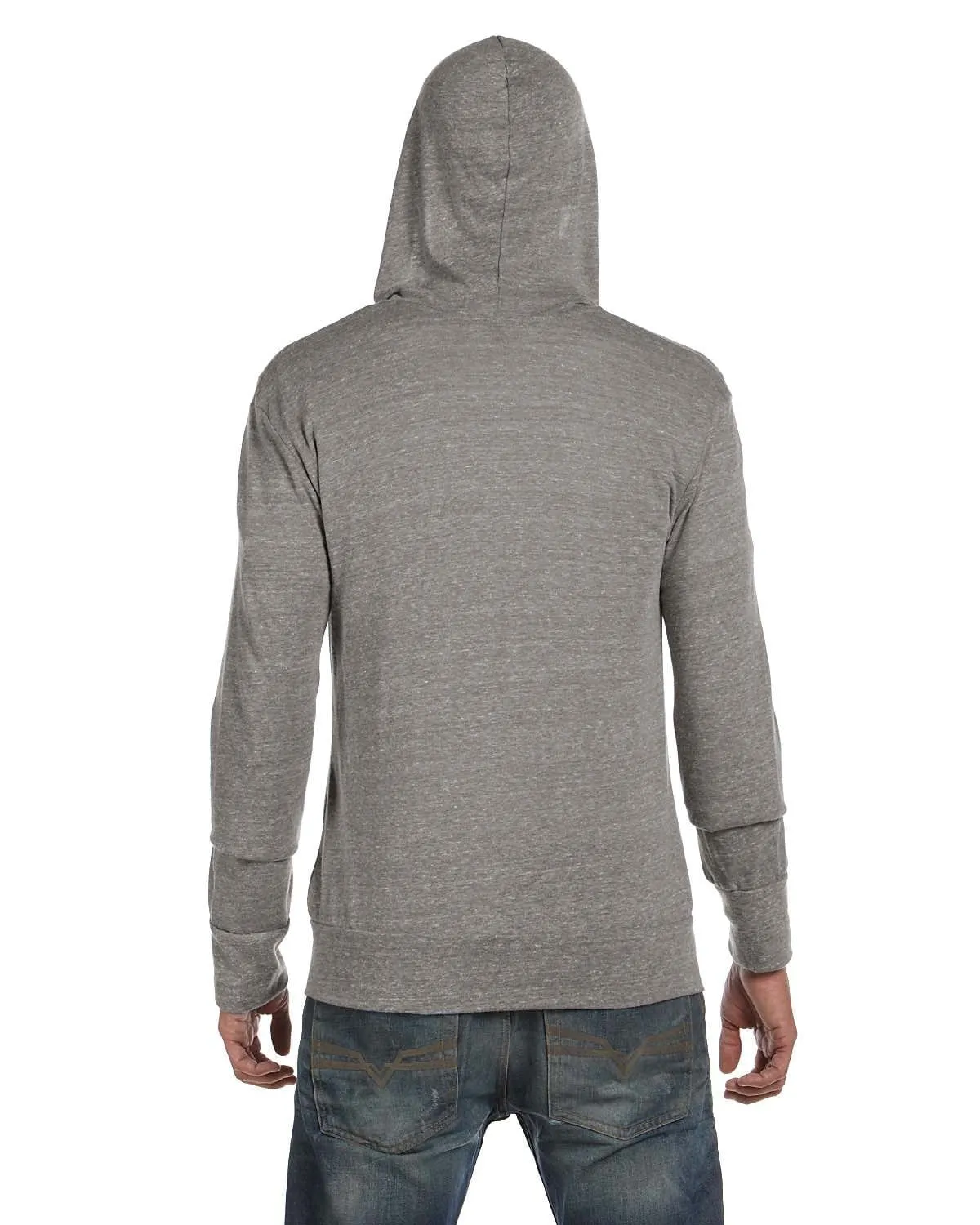 Alternative Unisex Eco-Jersey Zip Hoodie | Eco Grey