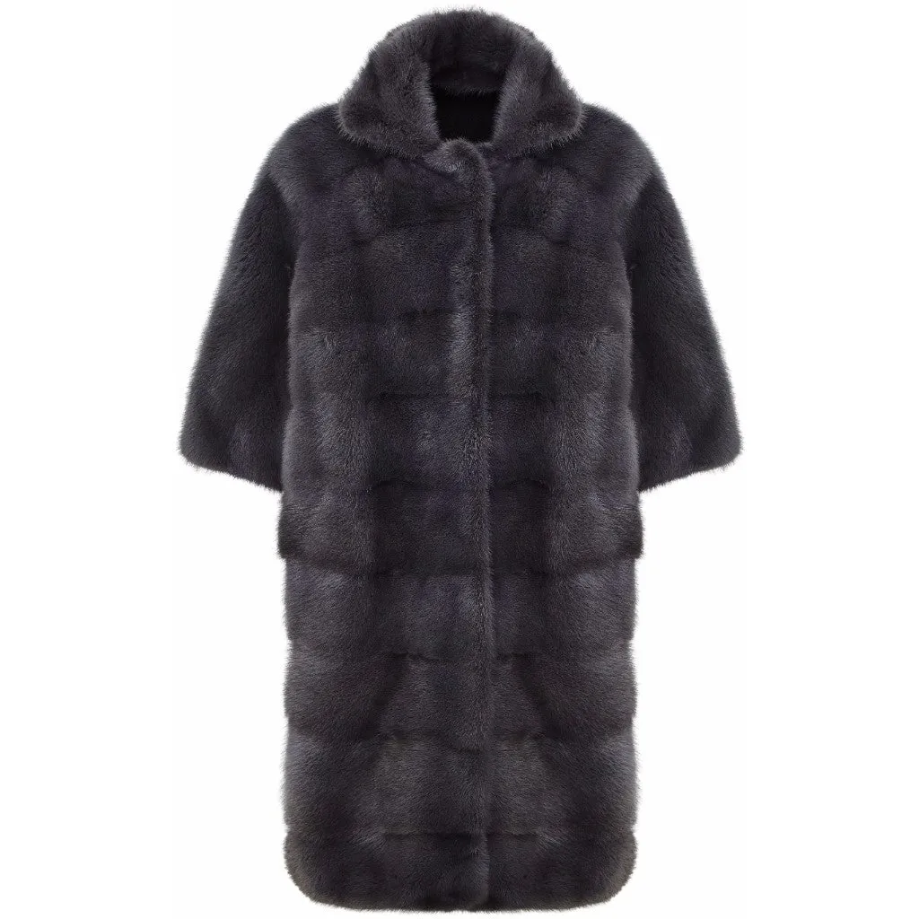Anna mink and cashmere coat Size 10UK