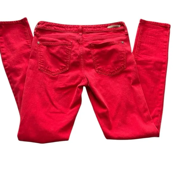 Anthropologie Pilcrow and the Letterpress Women's Red STET Jeans
