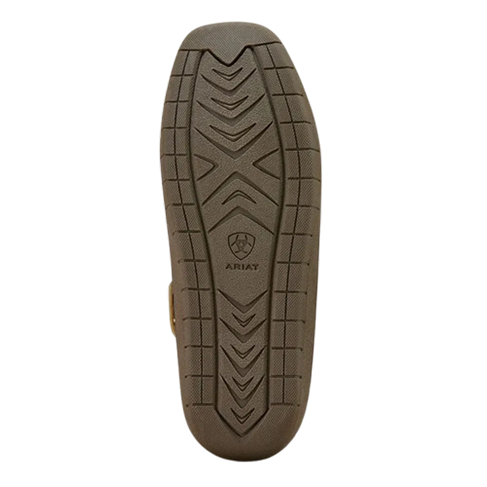 AR2836 Ariat Men's Lost Lake Moccasin - Chocolate