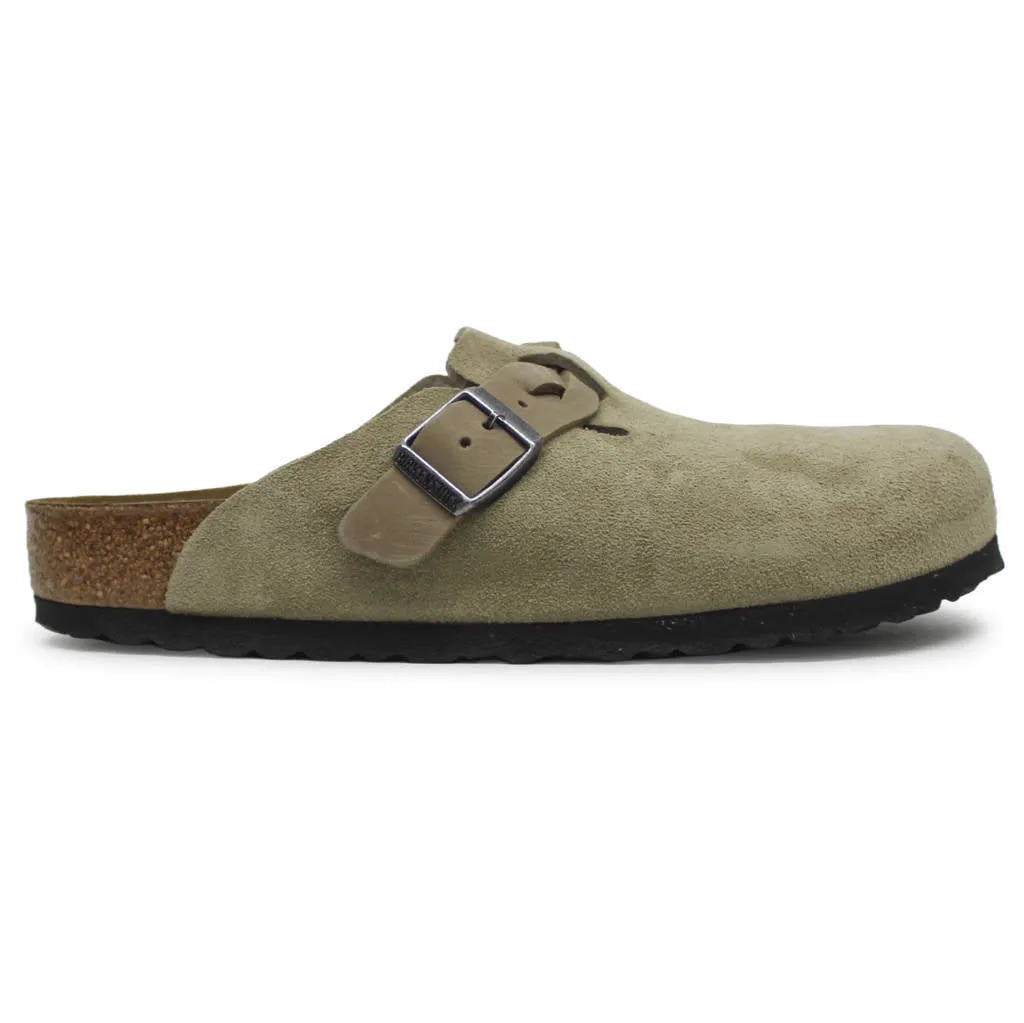 Birkenstock Boston Braided Suede Leather Unisex Clogs Sandals