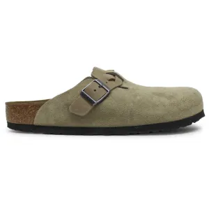 Birkenstock Boston Braided Suede Leather Unisex Clogs Sandals