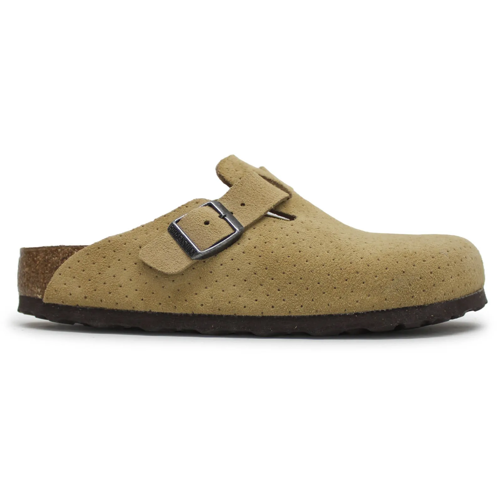 Birkenstock Boston BS Suede Embossed Unisex Slip On Clogs Sandals