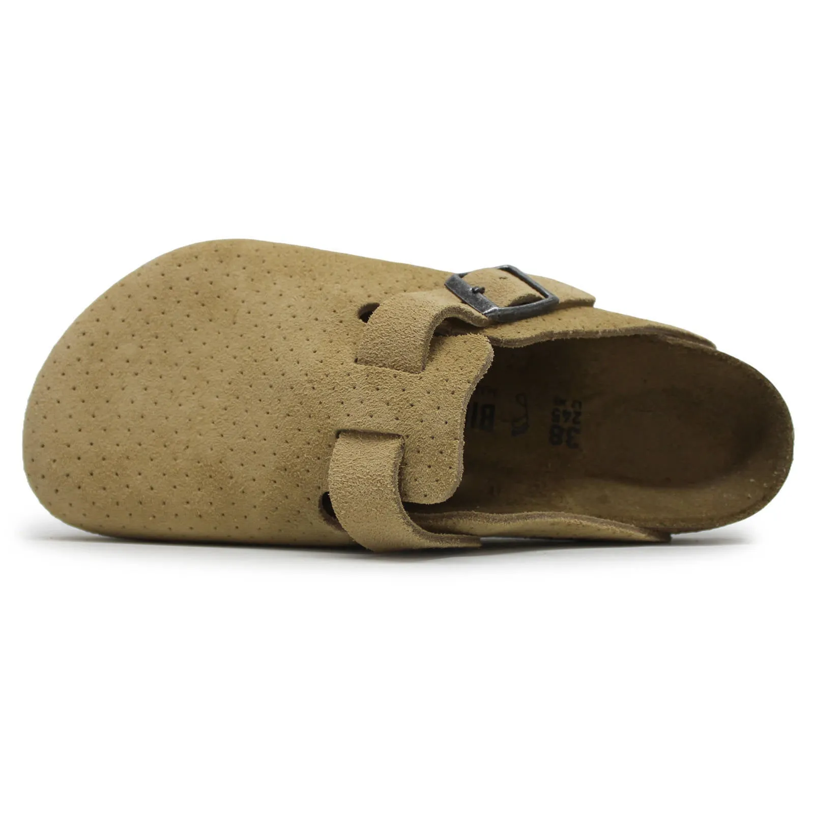 Birkenstock Boston BS Suede Embossed Unisex Slip On Clogs Sandals