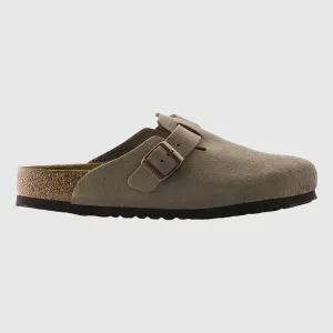 Birkenstock Boston Clog Suede - Taupe