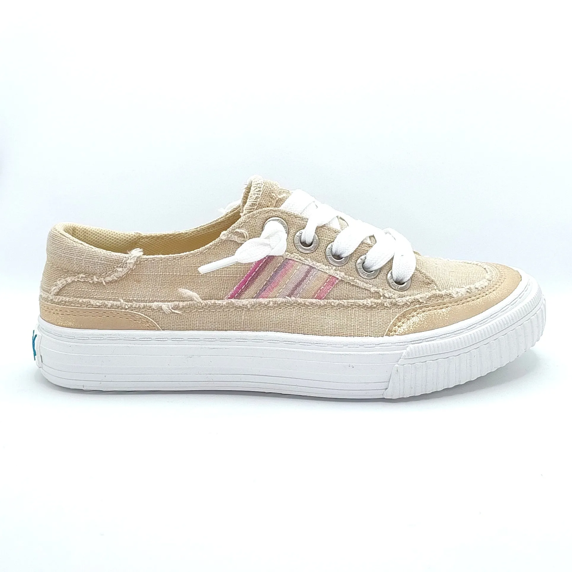 Blowfish Malibu Alex Women's Slip On Canvas Pump Trainer Sand Dollar
