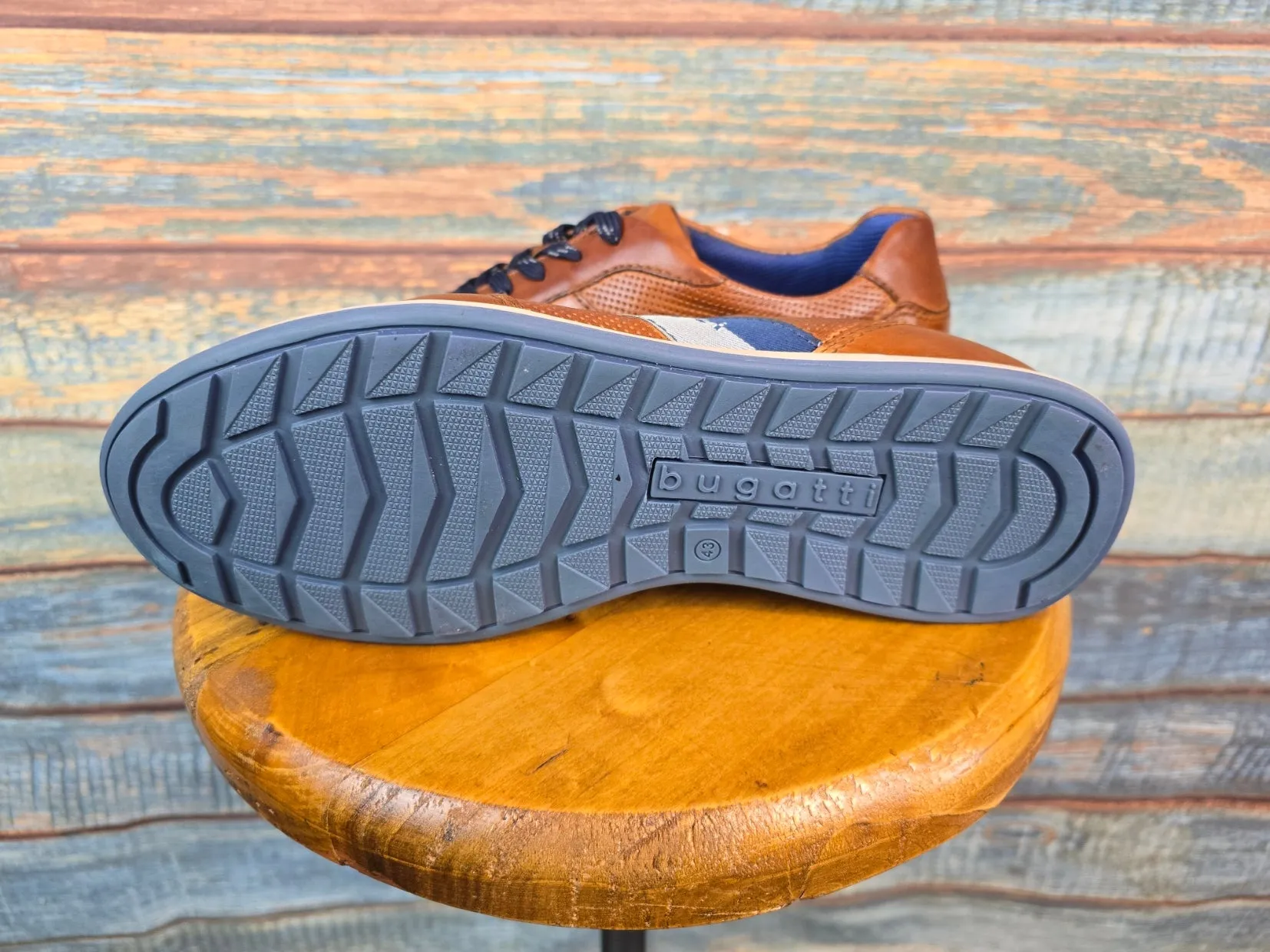 Bugatti Summer Leather Sneaker Cognac