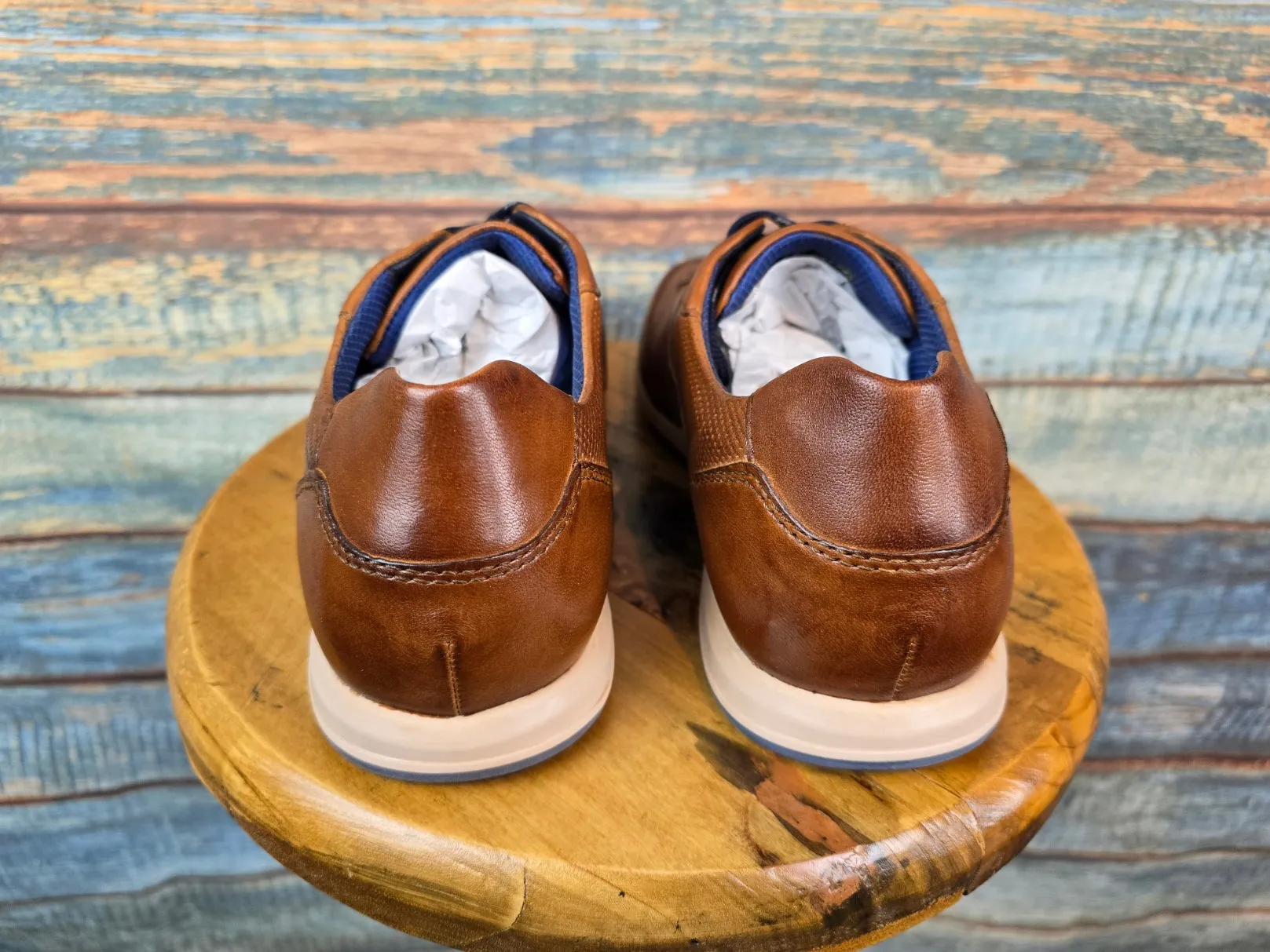 Bugatti Summer Leather Sneaker Cognac