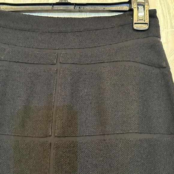 ✨Calvin Klein  Size 4/ S Women Designer Formal Black Wool Pencil Skirt✨