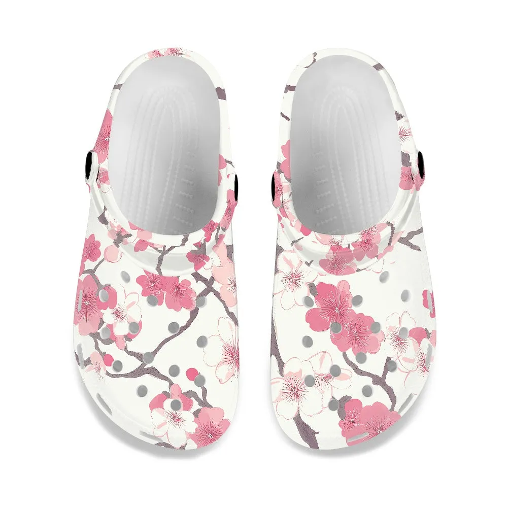 Cherry Blossom Print Adult – Clogs