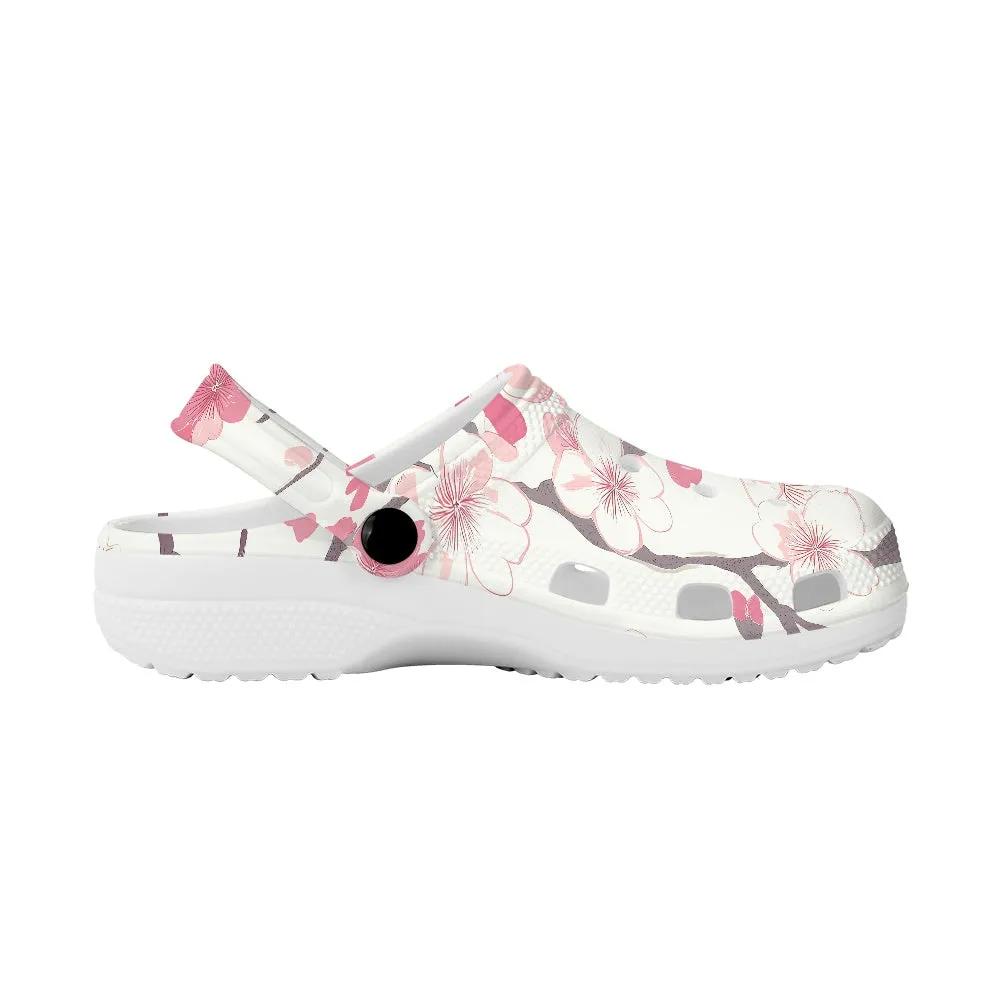 Cherry Blossom Print Adult – Clogs