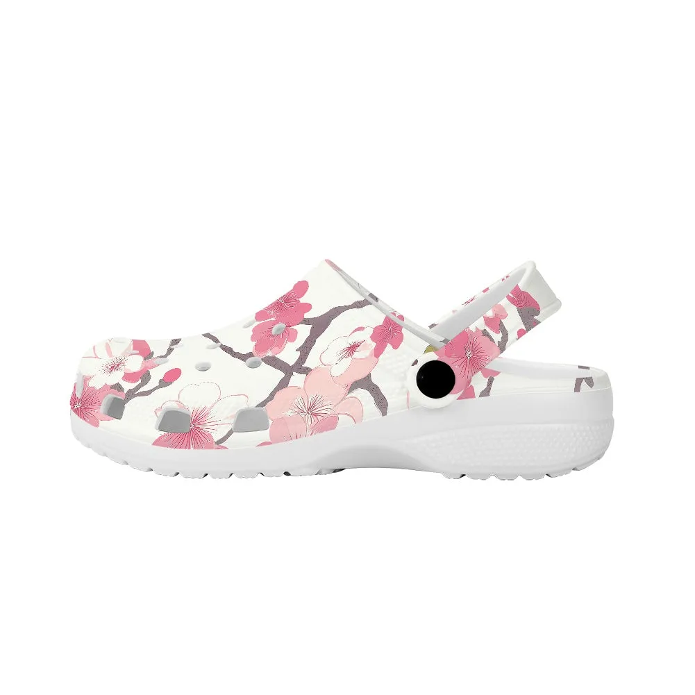 Cherry Blossom Print Adult – Clogs