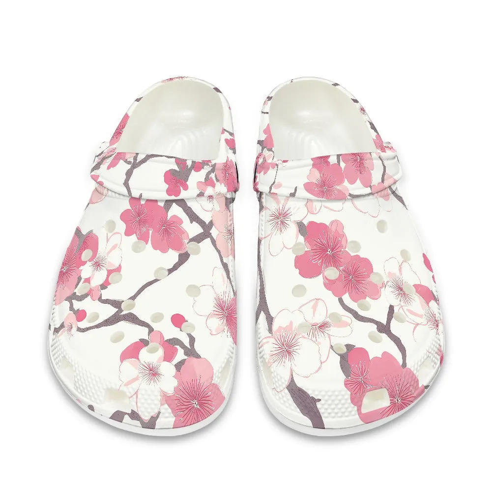 Cherry Blossom Print Adult – Clogs