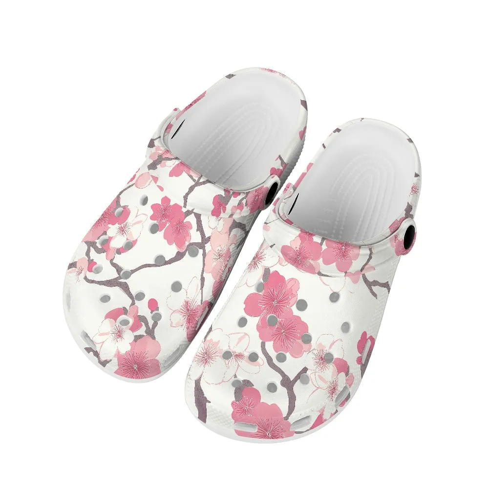 Cherry Blossom Print Adult – Clogs