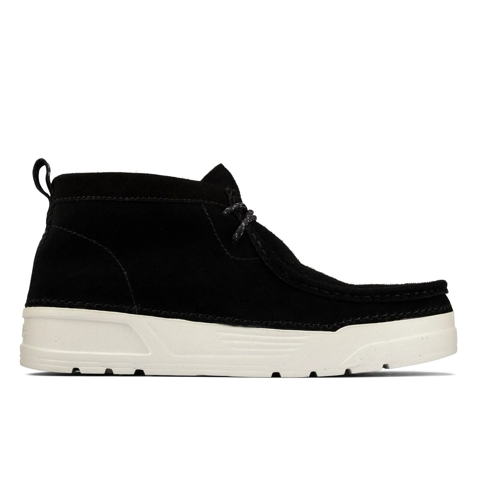 Clarks Mens Original Wallabee Boots Black Suede