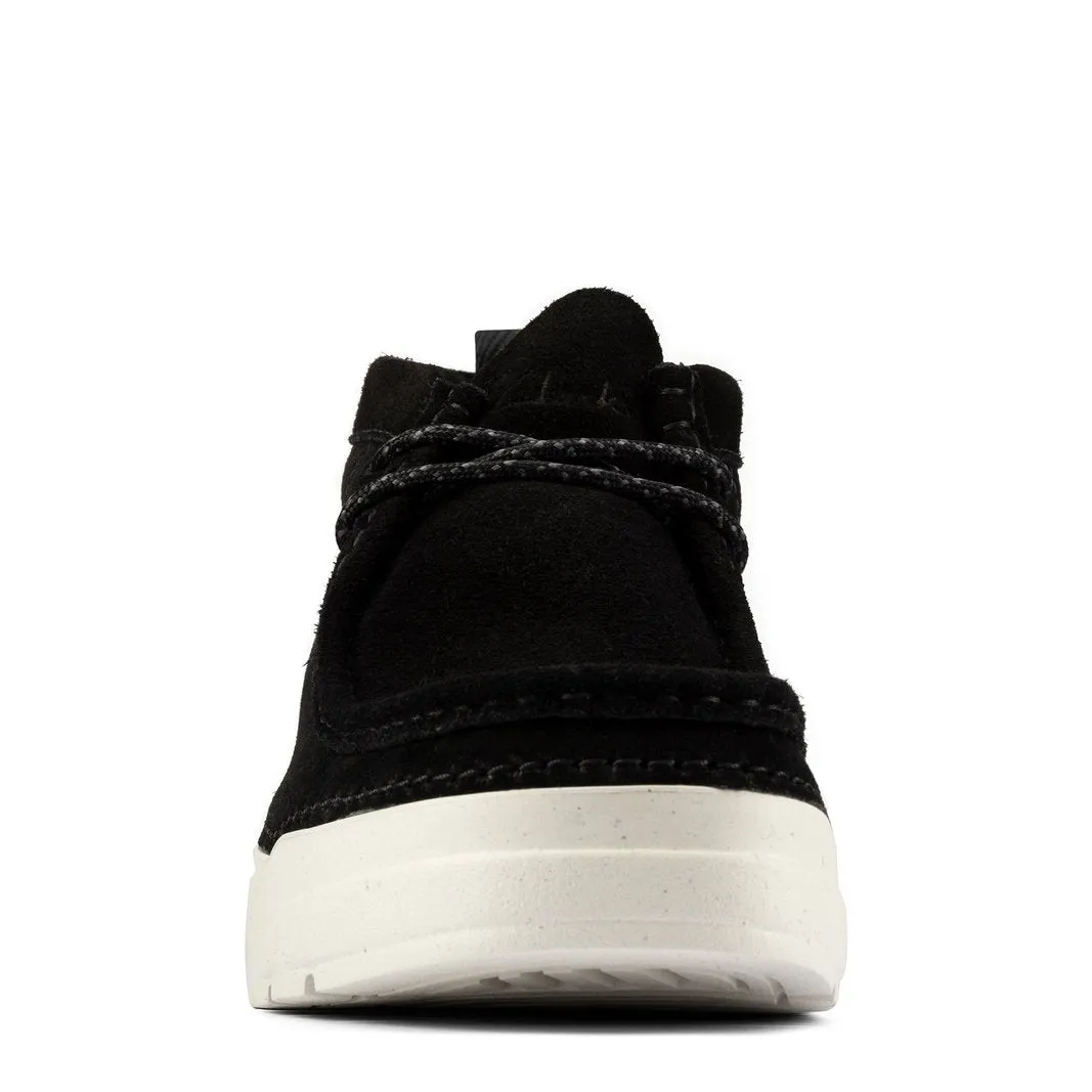 Clarks Mens Original Wallabee Boots Black Suede