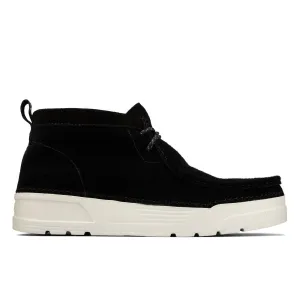 Clarks Mens Original Wallabee Boots Black Suede