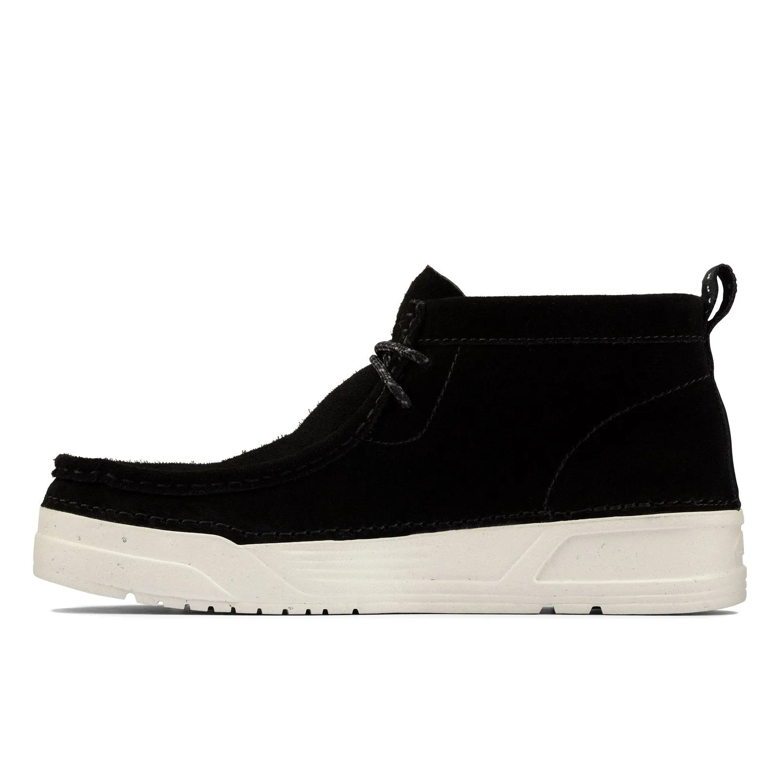 Clarks Mens Original Wallabee Boots Black Suede