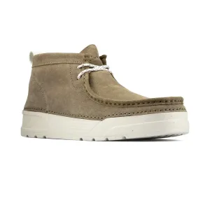 Clarks Mens Original Wallabee Boots Olive Suede