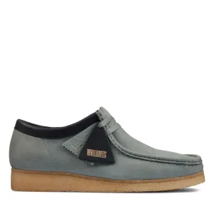 Clarks Mens Shoes Wallabee Sage Nubuck