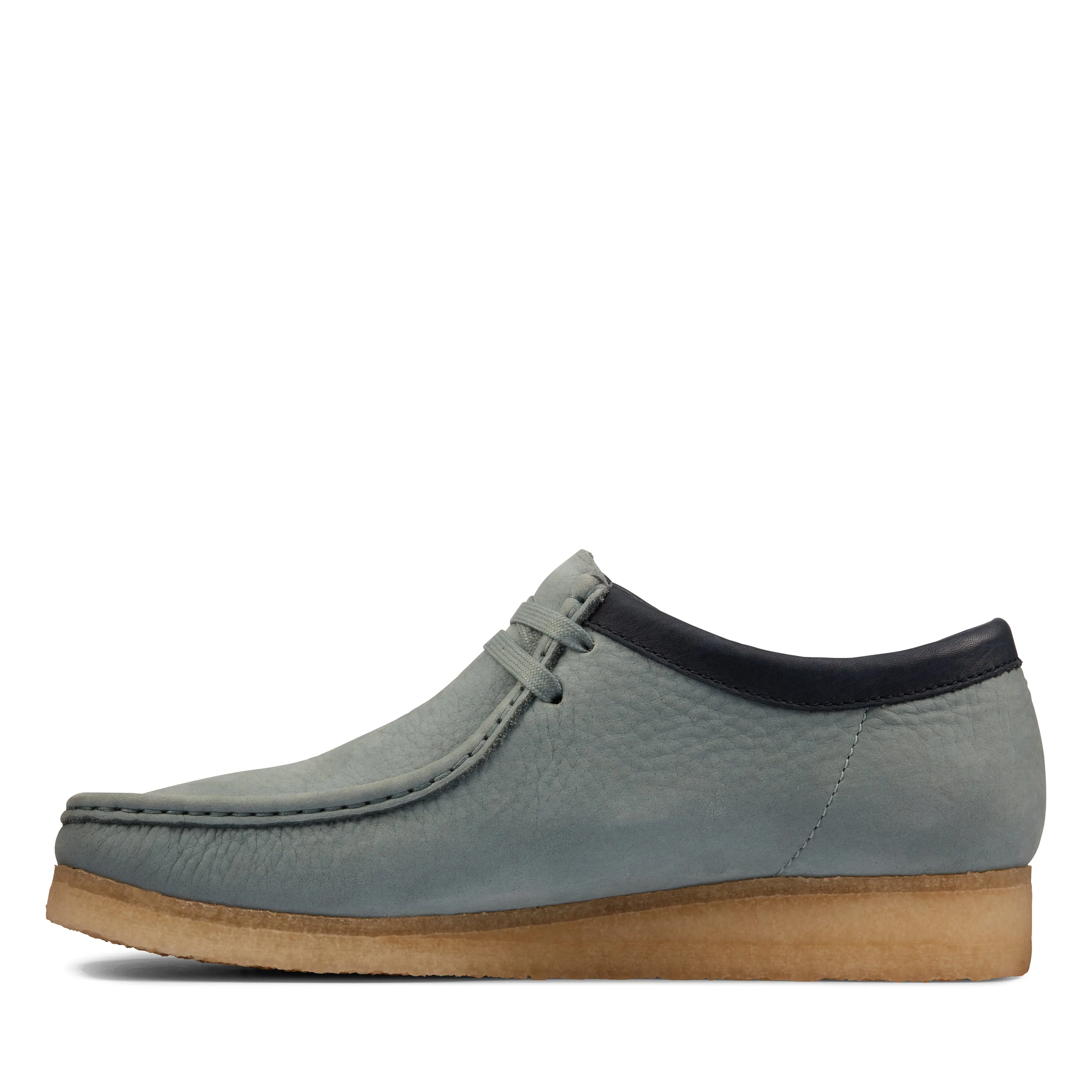 Clarks Mens Shoes Wallabee Sage Nubuck