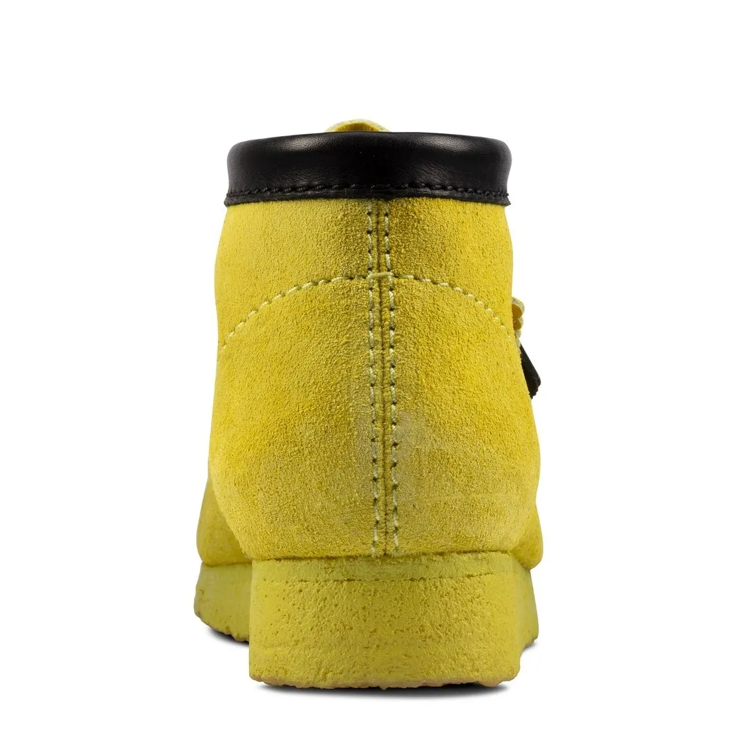 Clarks Mens Wallabee Boots Lime