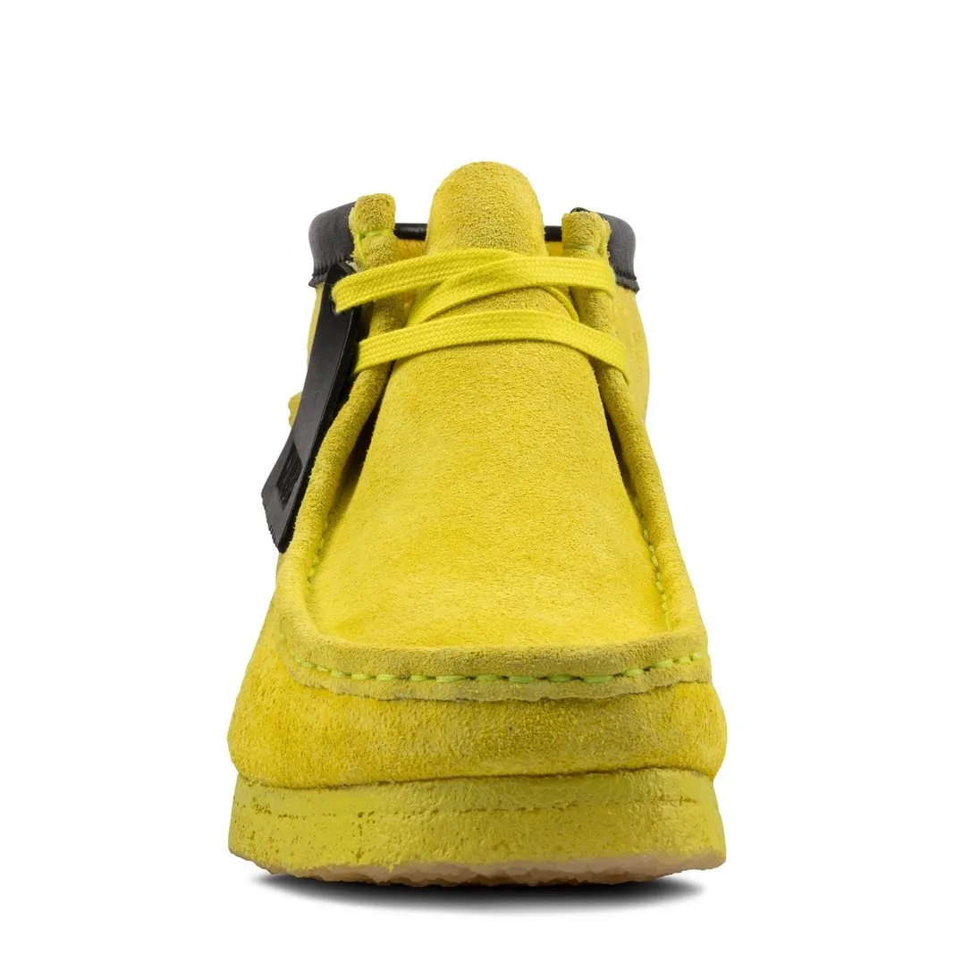 Clarks Mens Wallabee Boots Lime