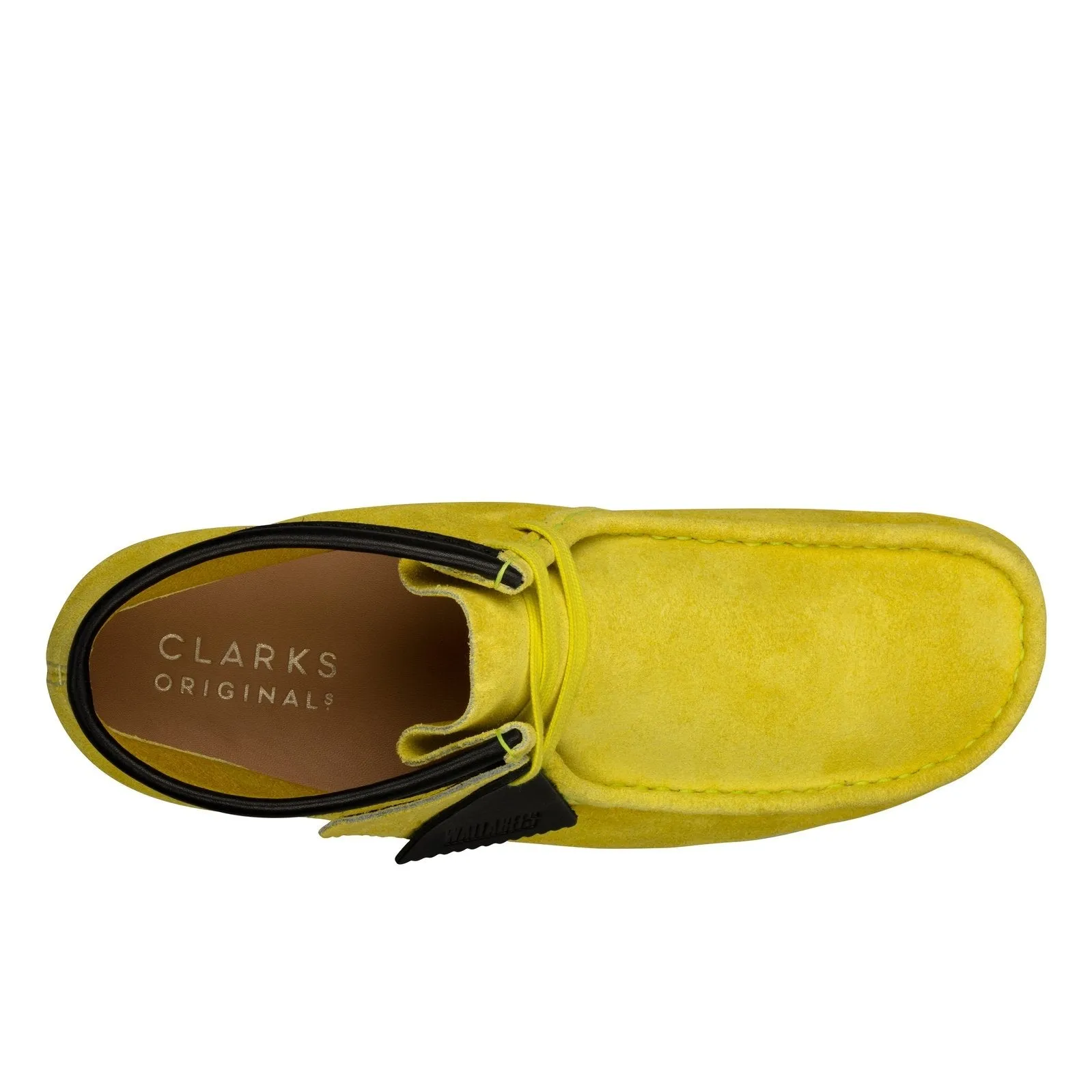 Clarks Mens Wallabee Boots Lime
