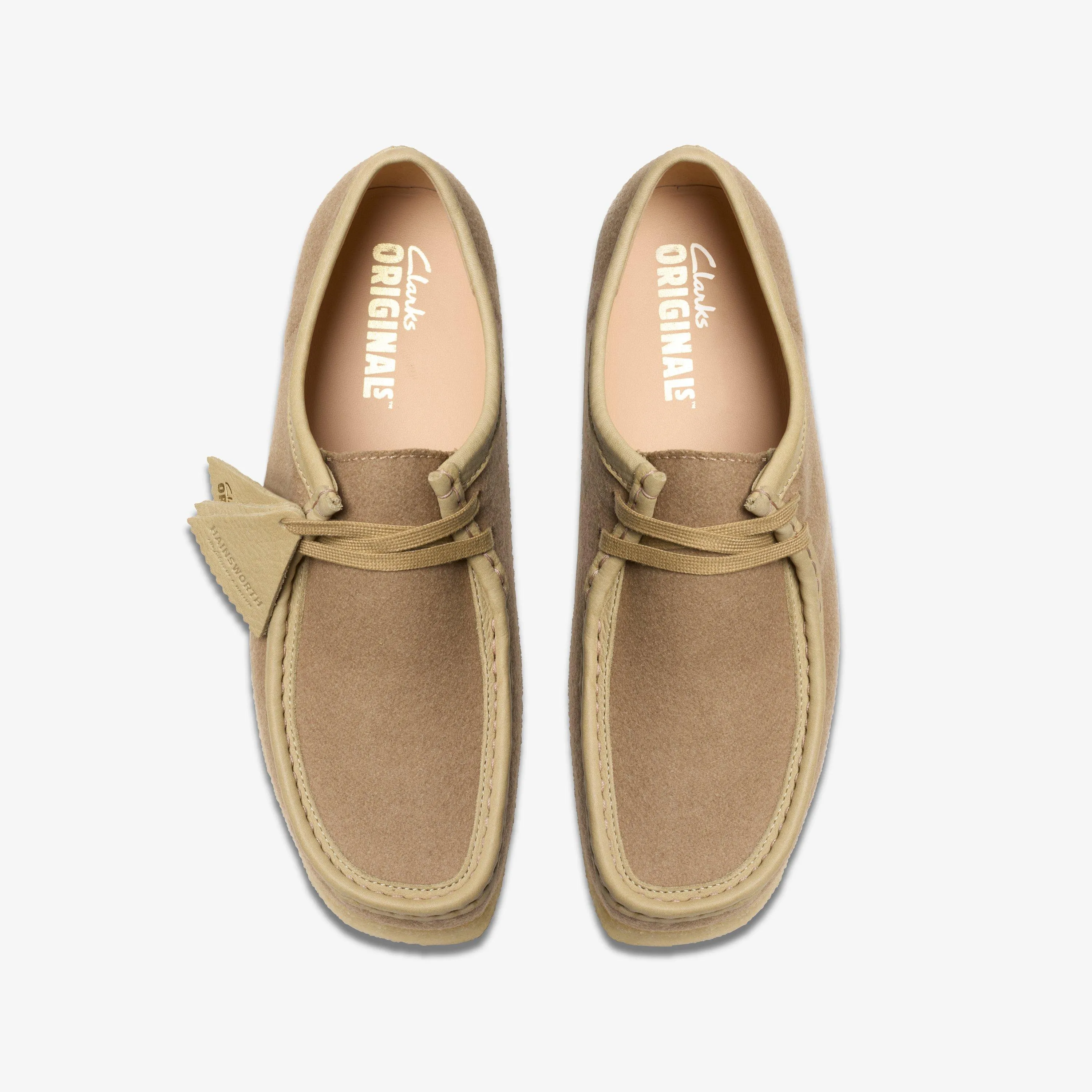 Clarks Men's Wallabee Camel Wool 26178212