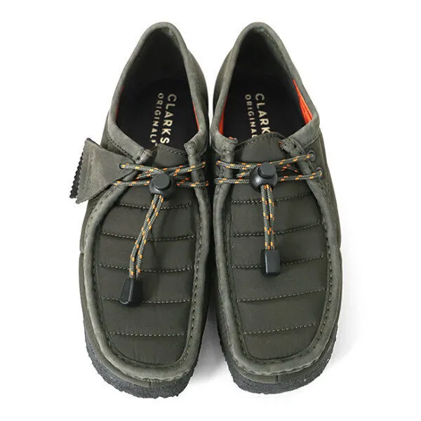 Clarks Men's Wallabee Khaki Quilted 26174513