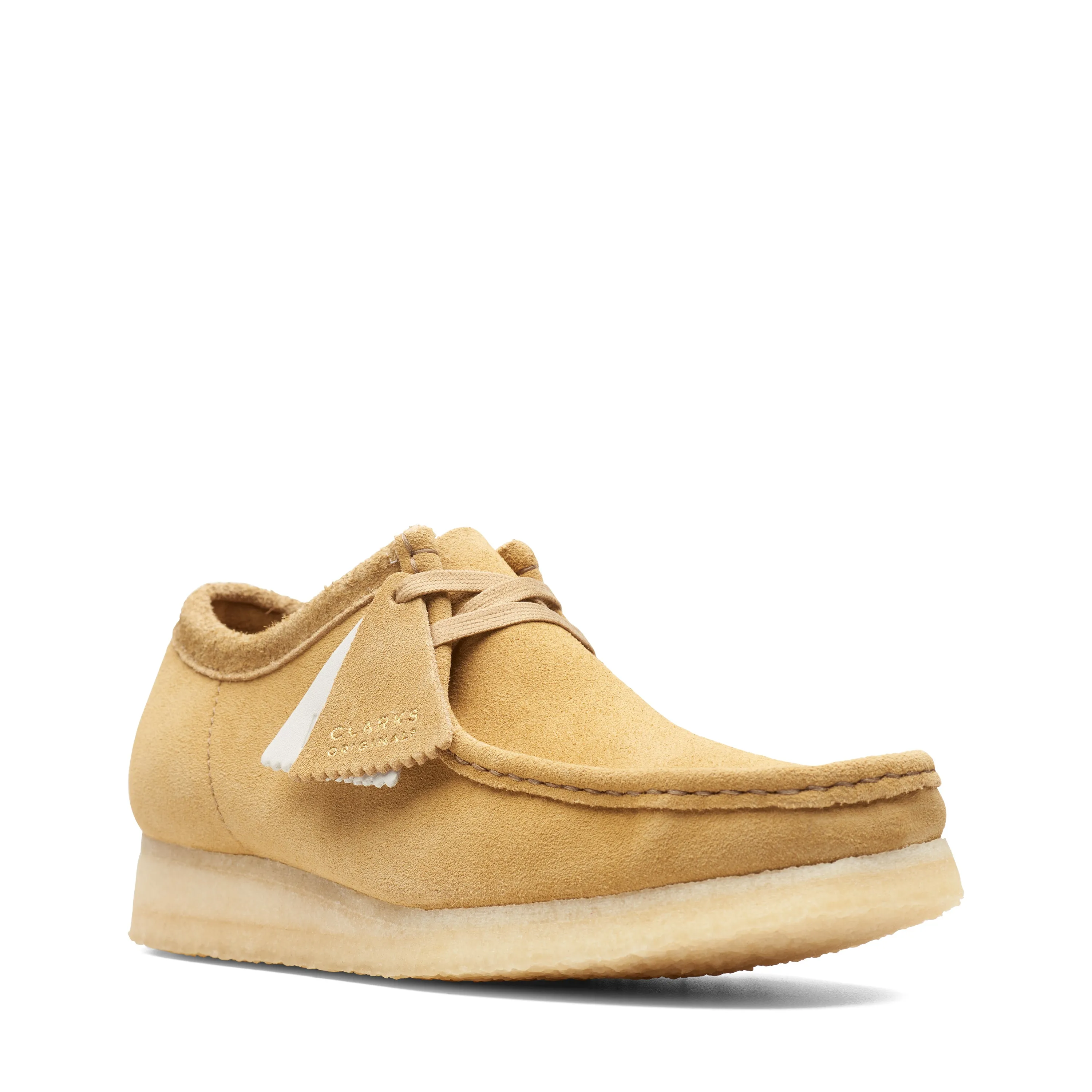Clarks Mens Wallabee Shoes Oakmoss Suede
