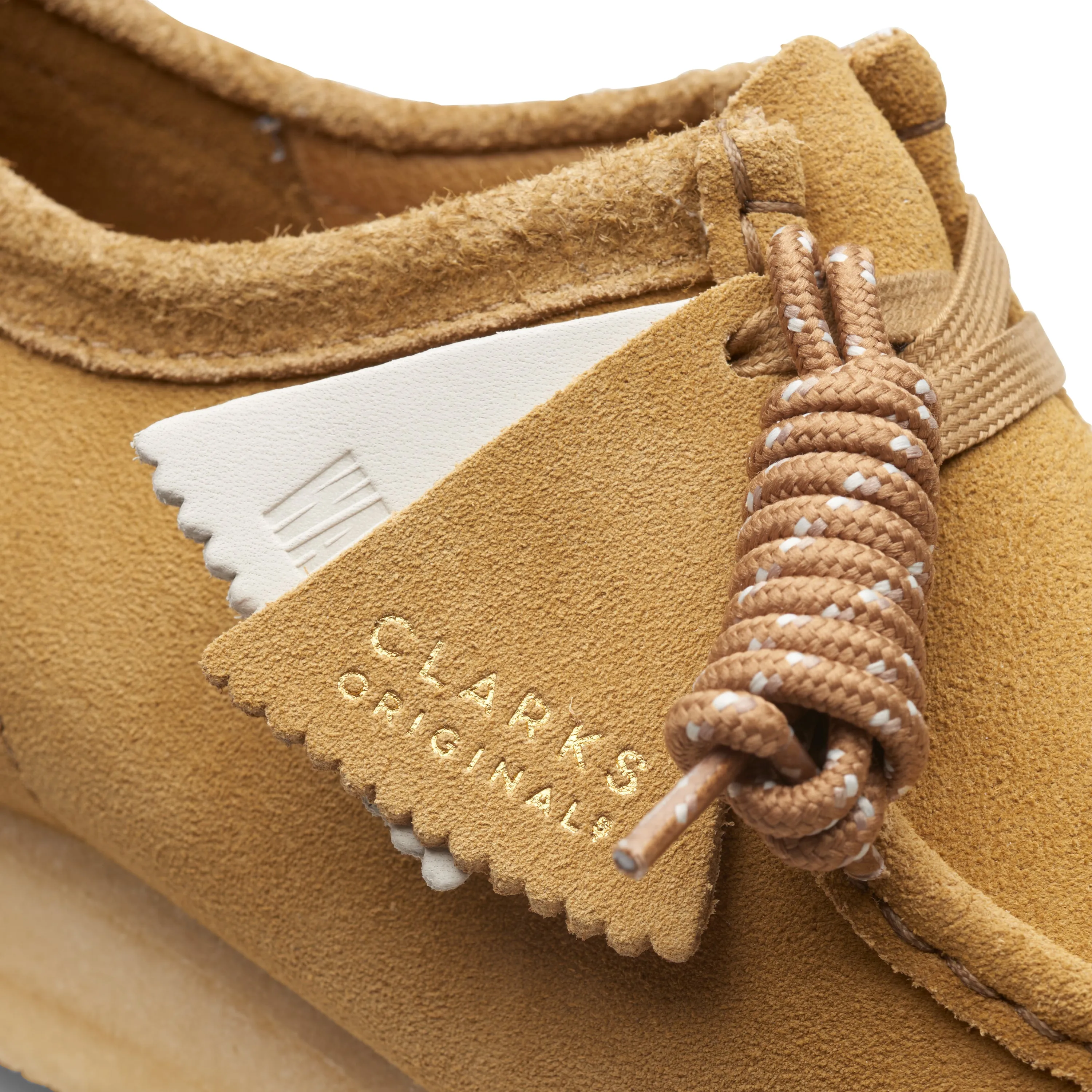 Clarks Mens Wallabee Shoes Oakmoss Suede