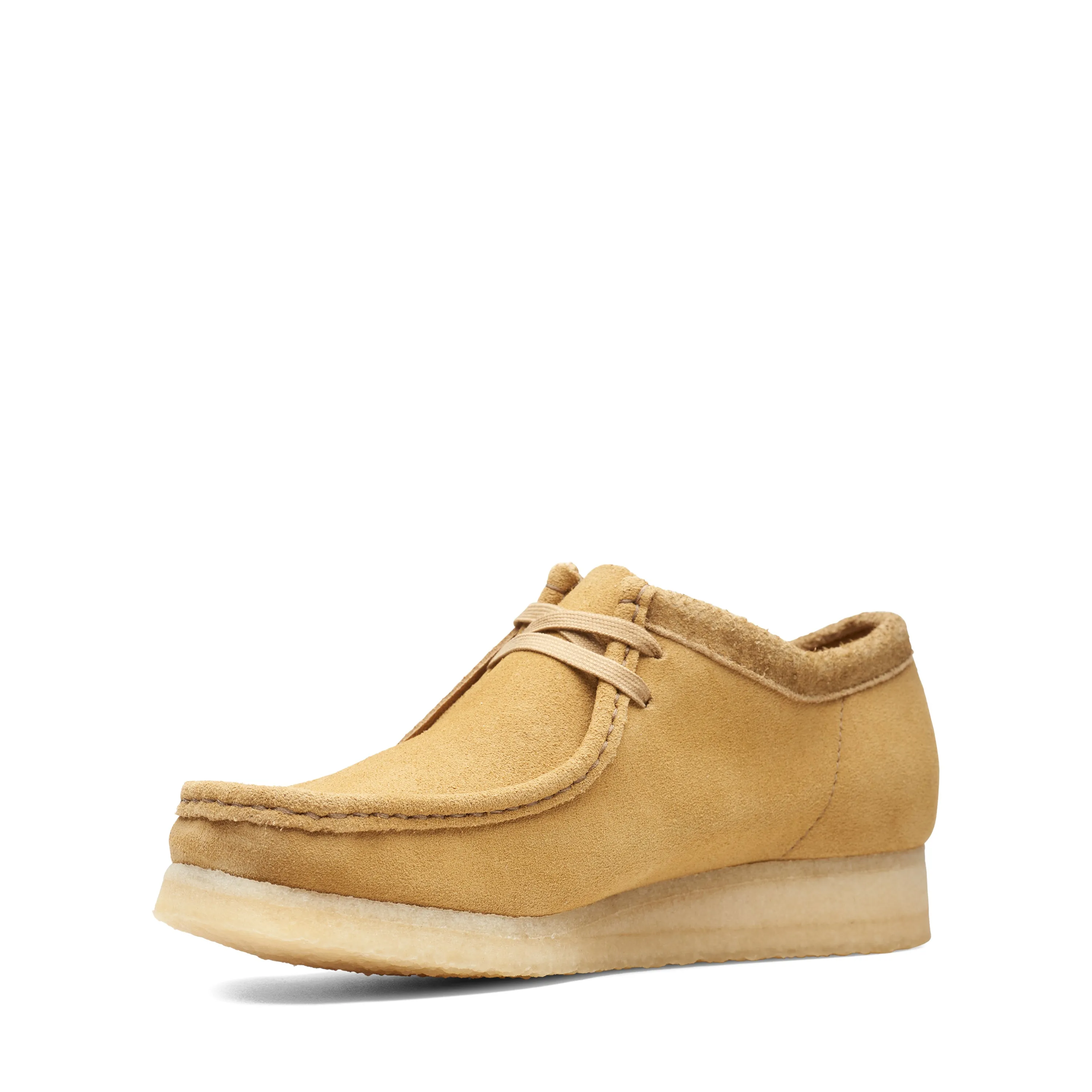 Clarks Mens Wallabee Shoes Oakmoss Suede