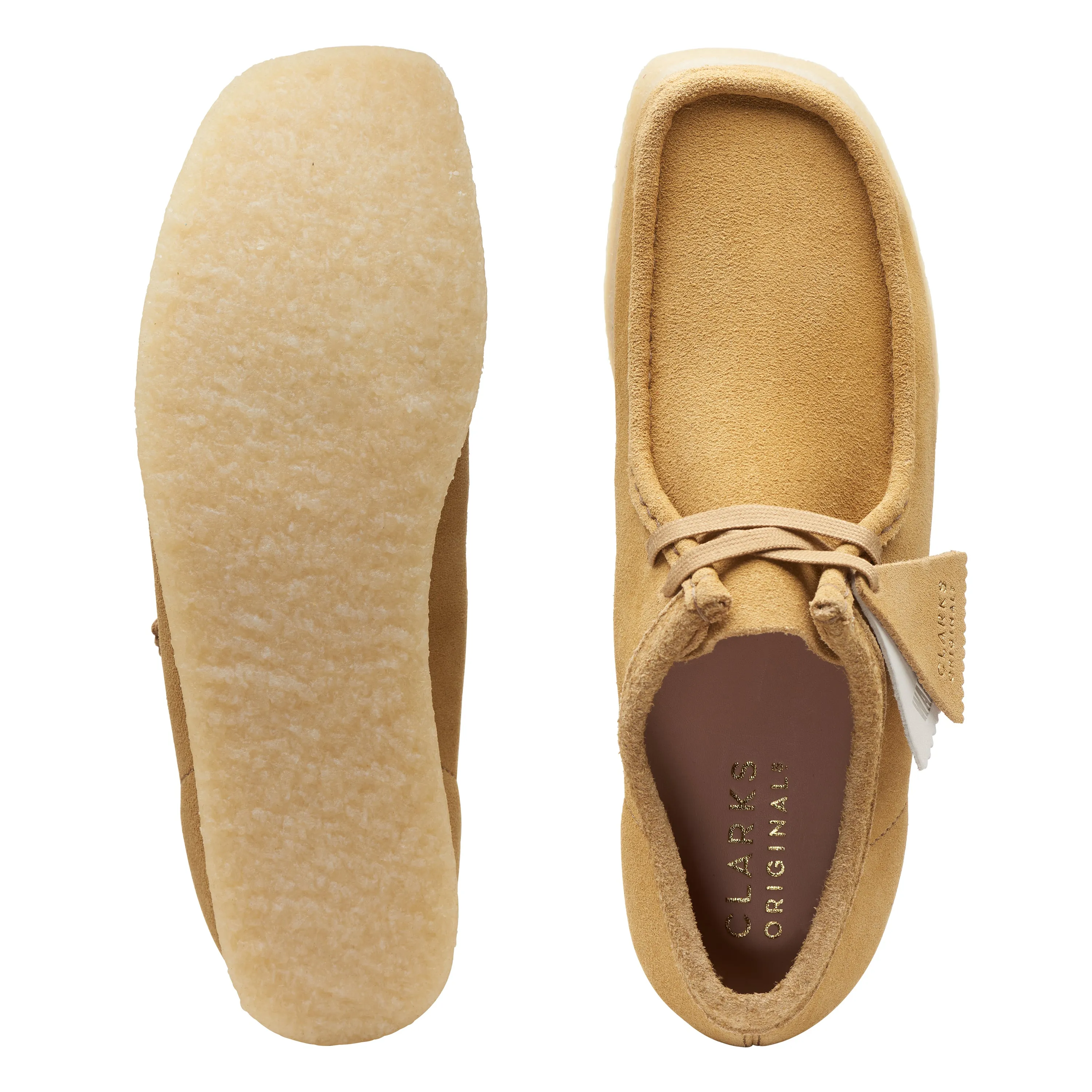Clarks Mens Wallabee Shoes Oakmoss Suede
